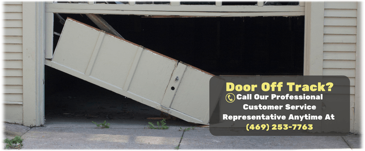 Garage Door Off Track Mesquite TX (469) 253-7763